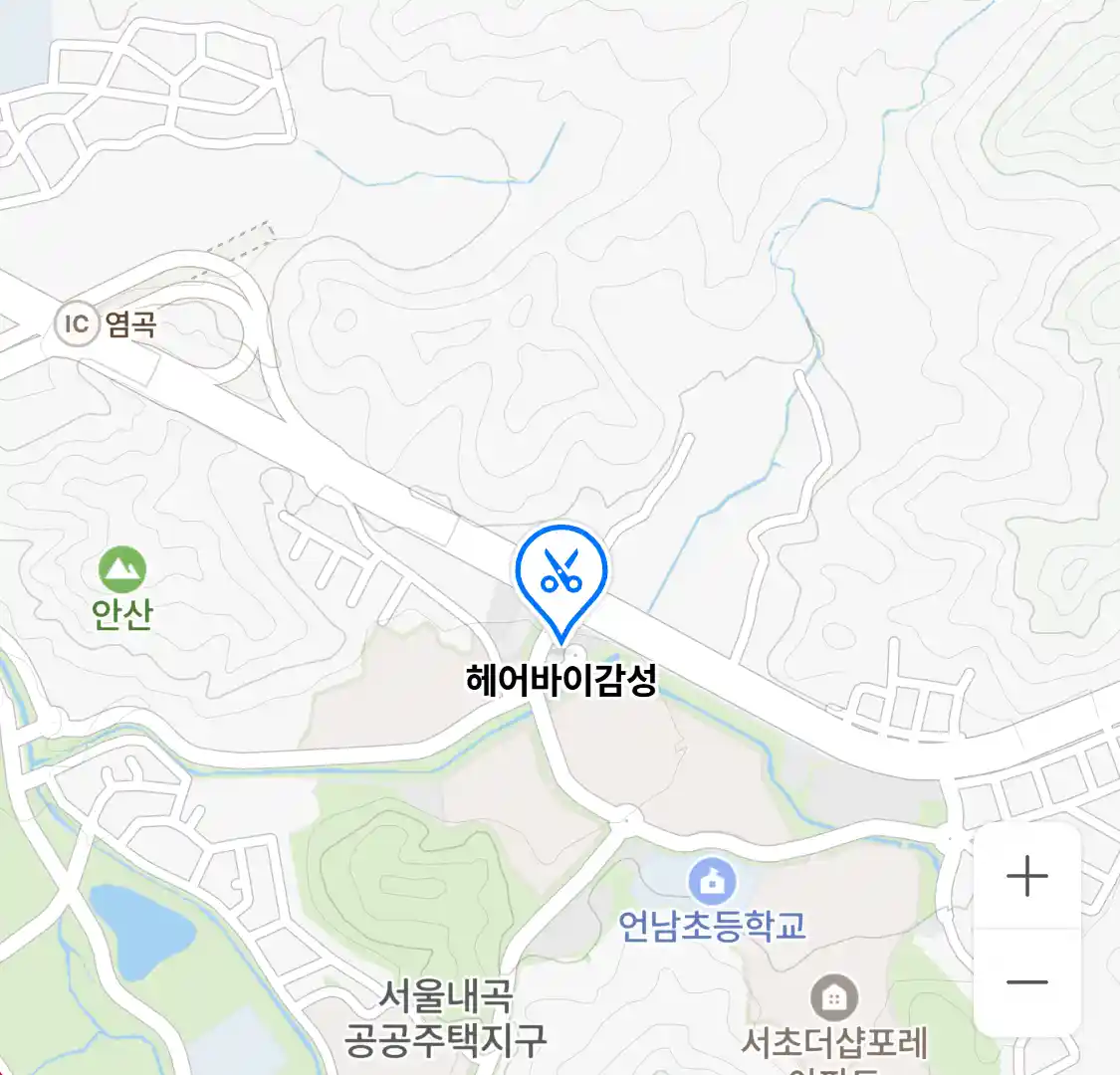 헤어바이감성 위치