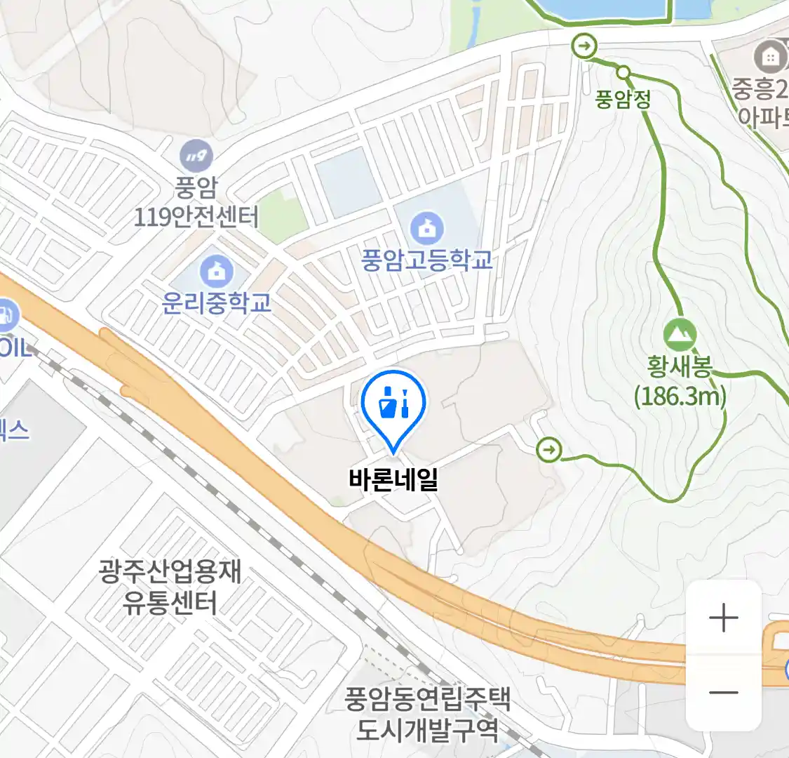 바론네일 위치