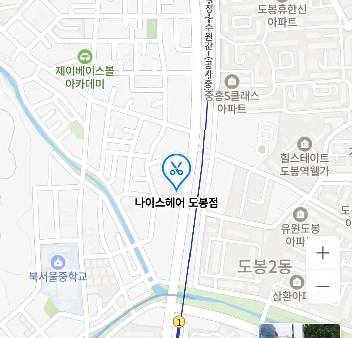 나이스헤어 도봉점 위치