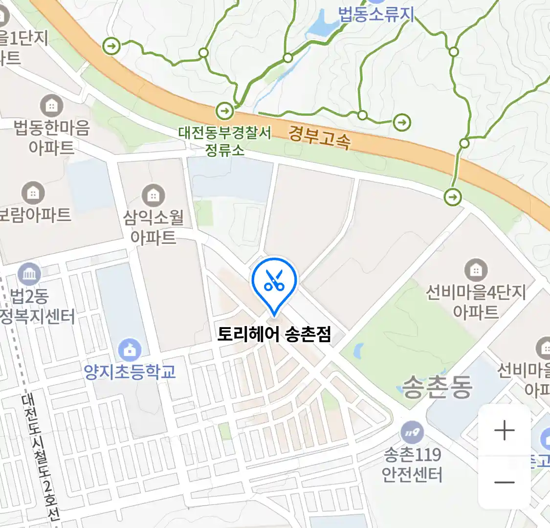 토리헤어 송촌점 위치