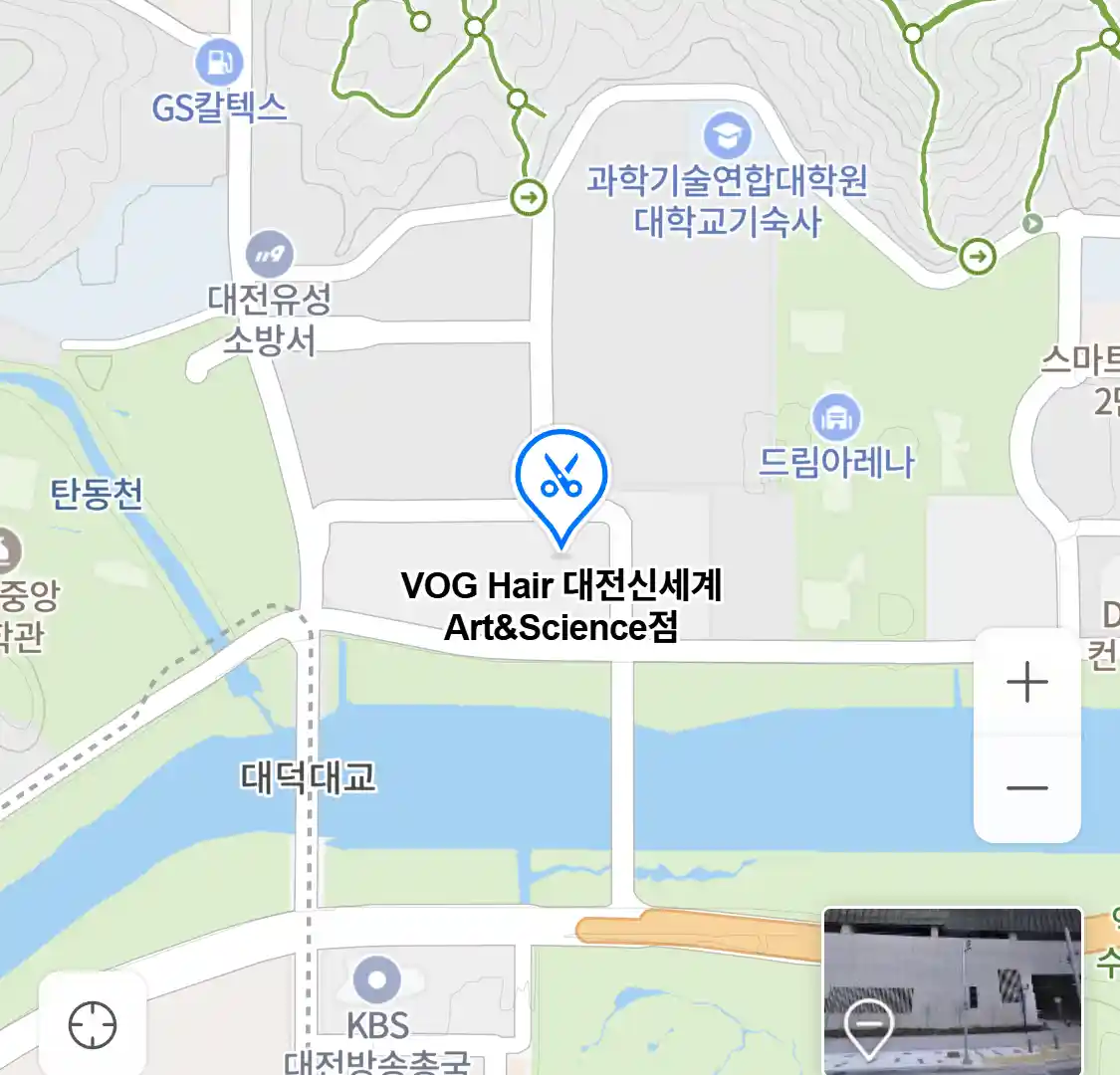 VOG Hair 대전신세계 Art&Science점 위치