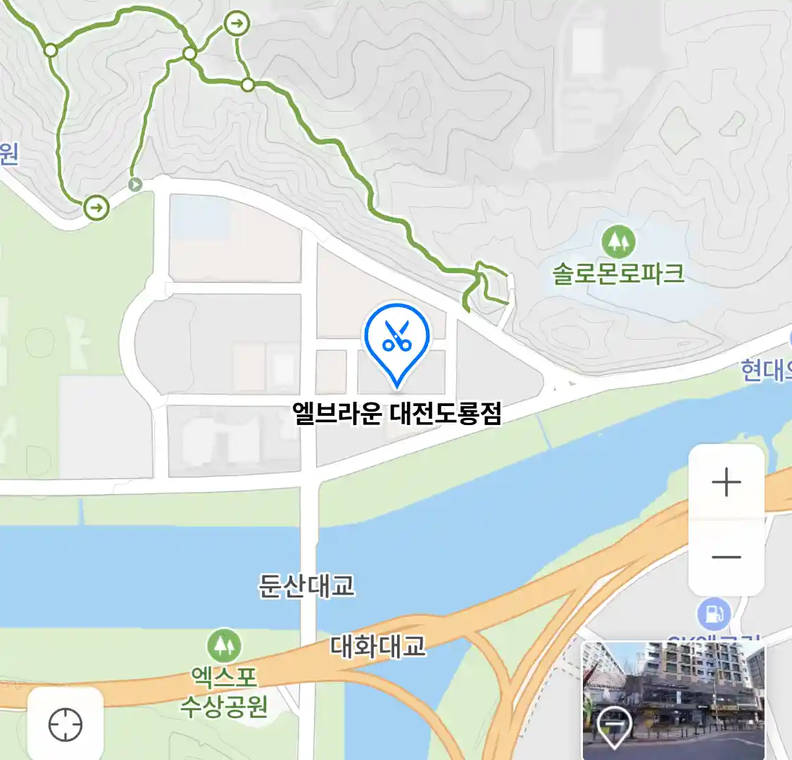 엘브라운 대전도룡점 위치