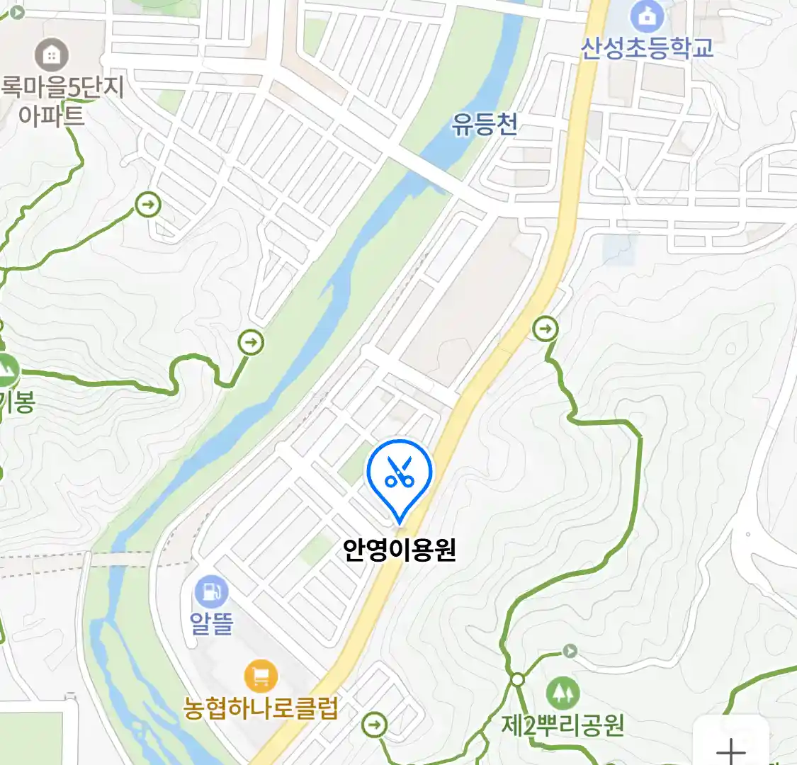 안영이용원 위치