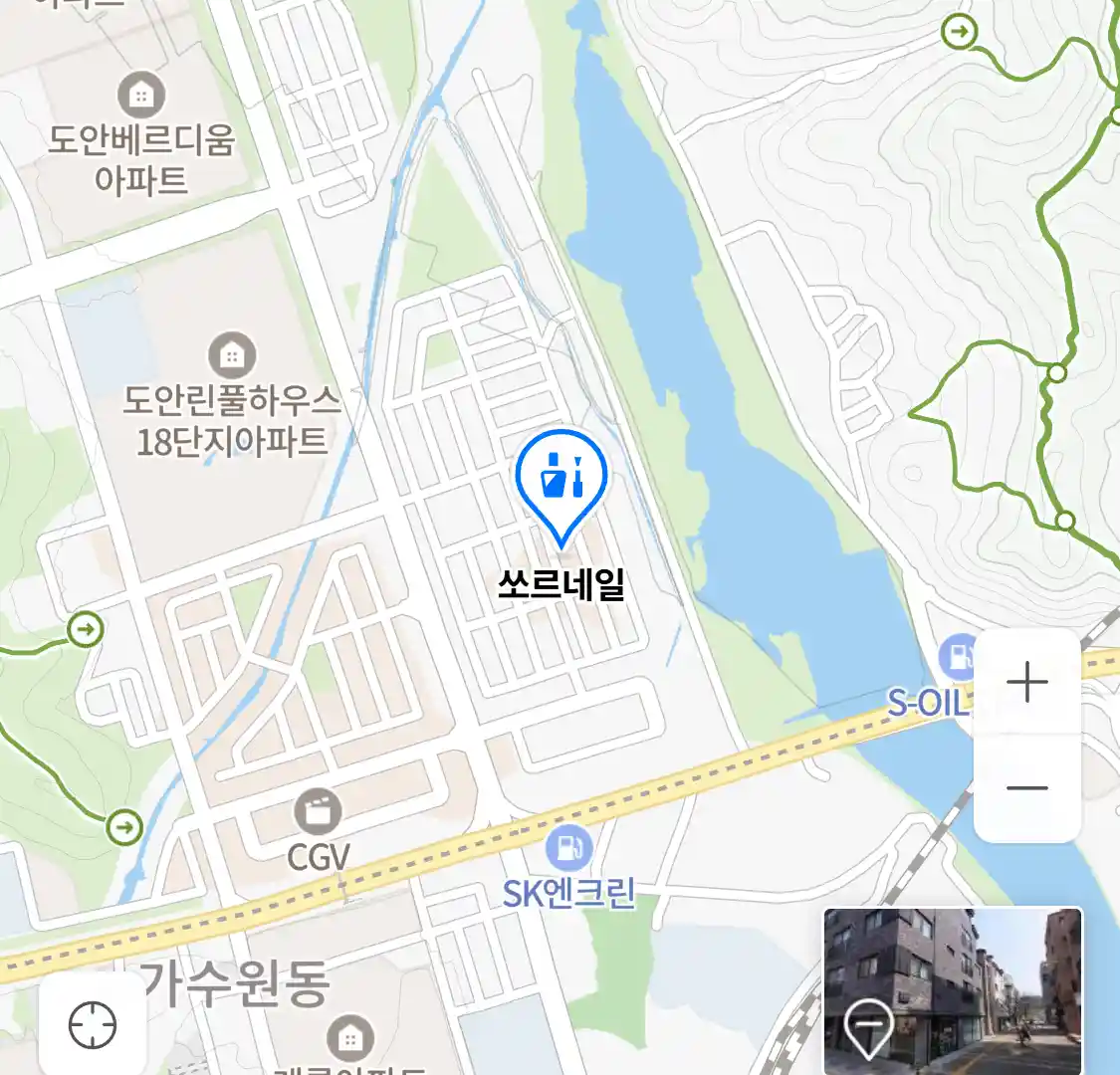 쏘르네일 위치