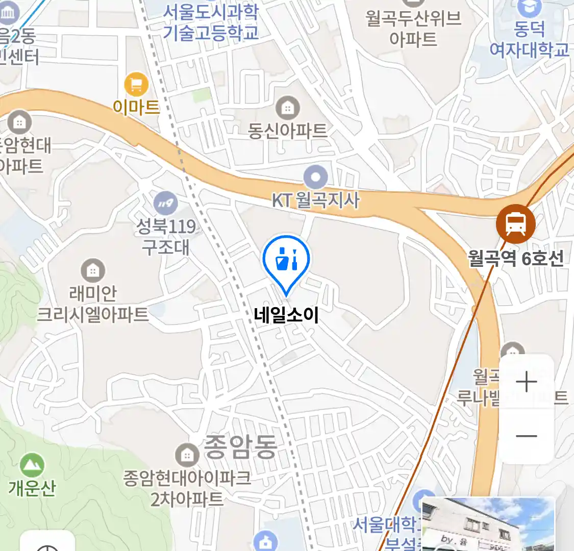 네일소이 위치