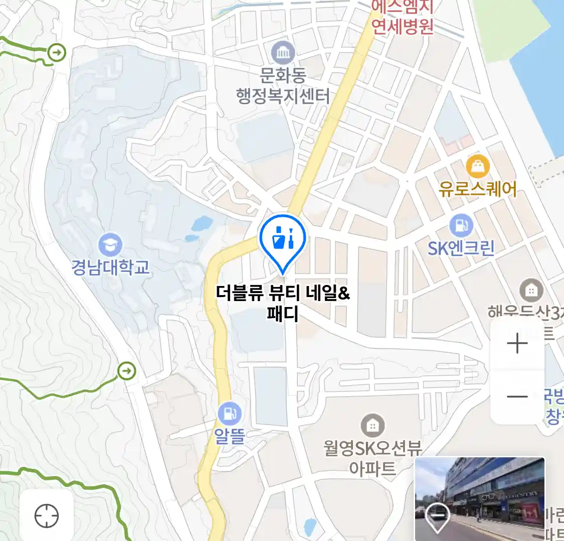 더블류 뷰티 네일&패디 위치