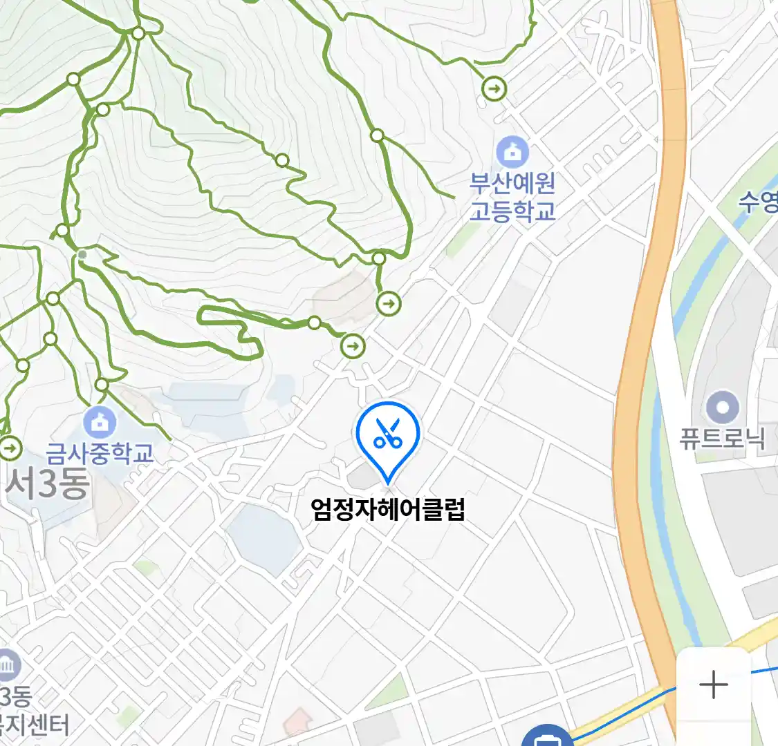 엄정자헤어클럽 위치