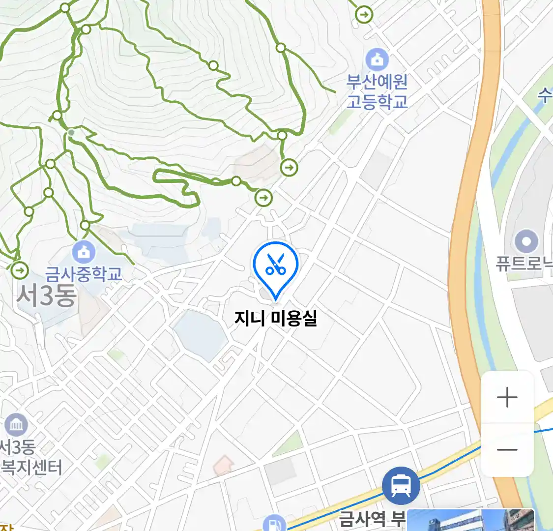 지니 미용실 위치