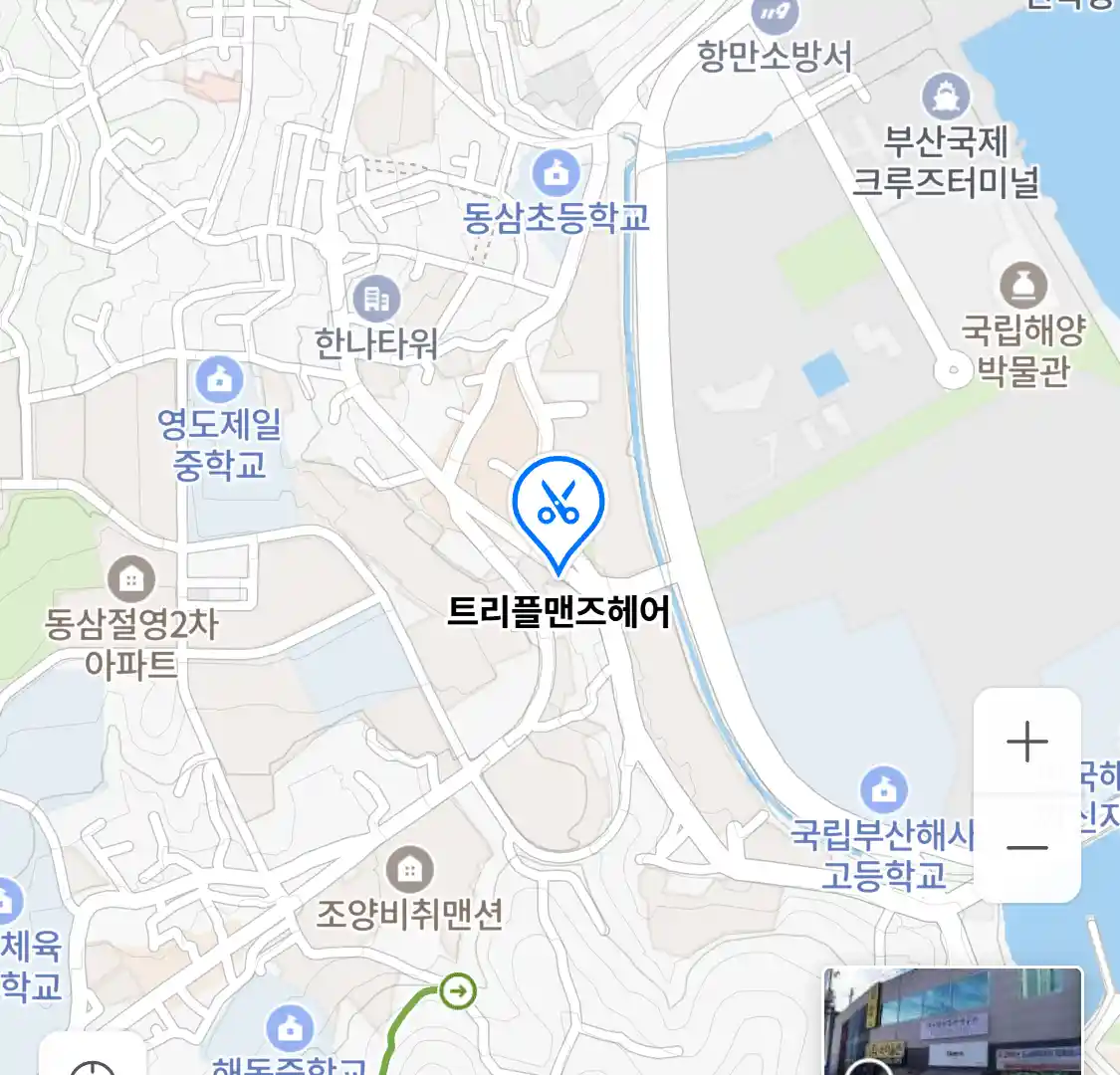 트리플맨즈헤어 위치
