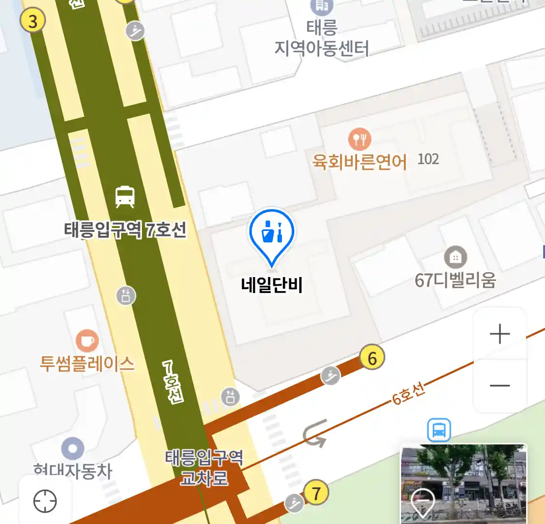 네일단비 위치