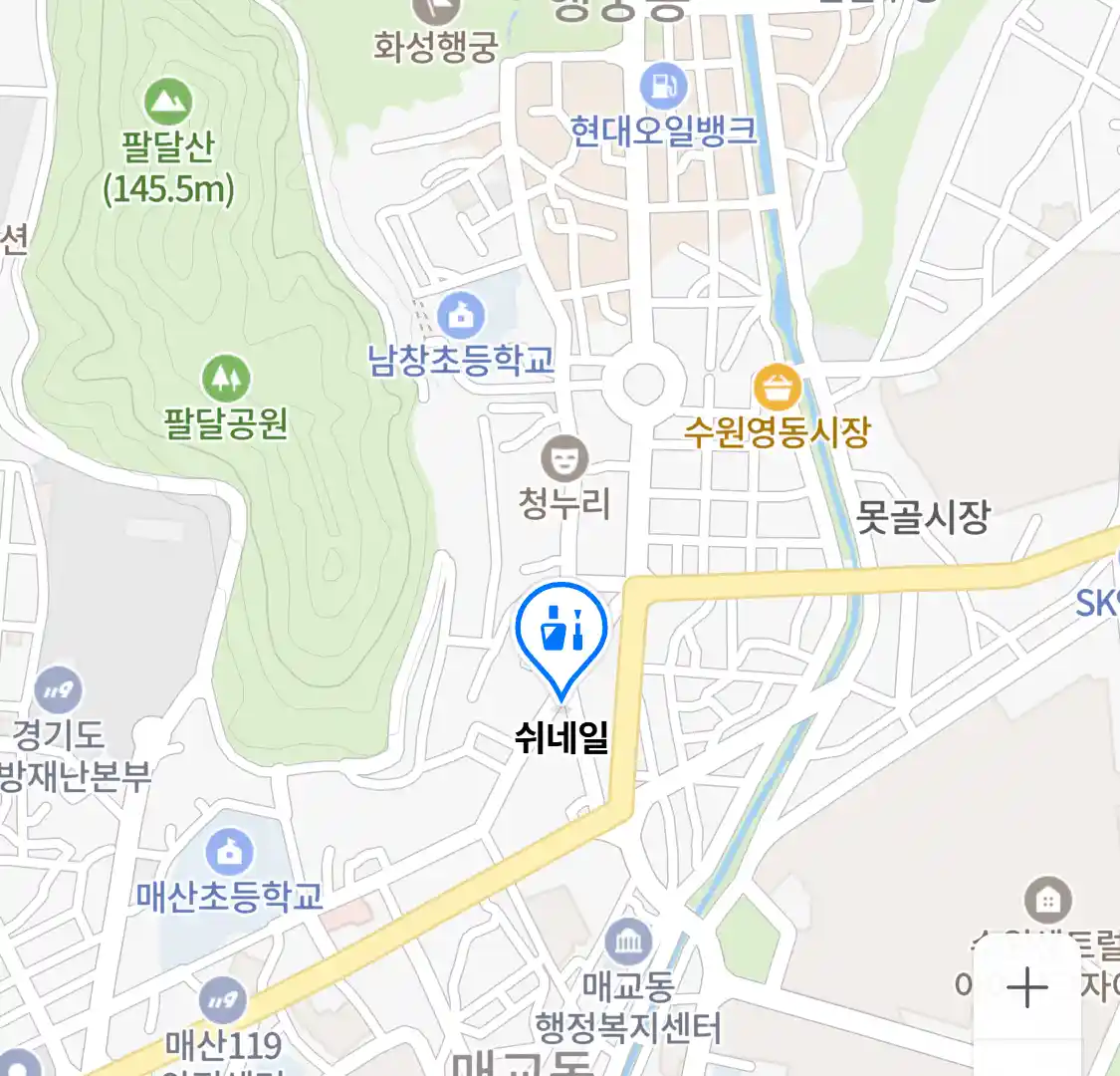 쉬네일 위치