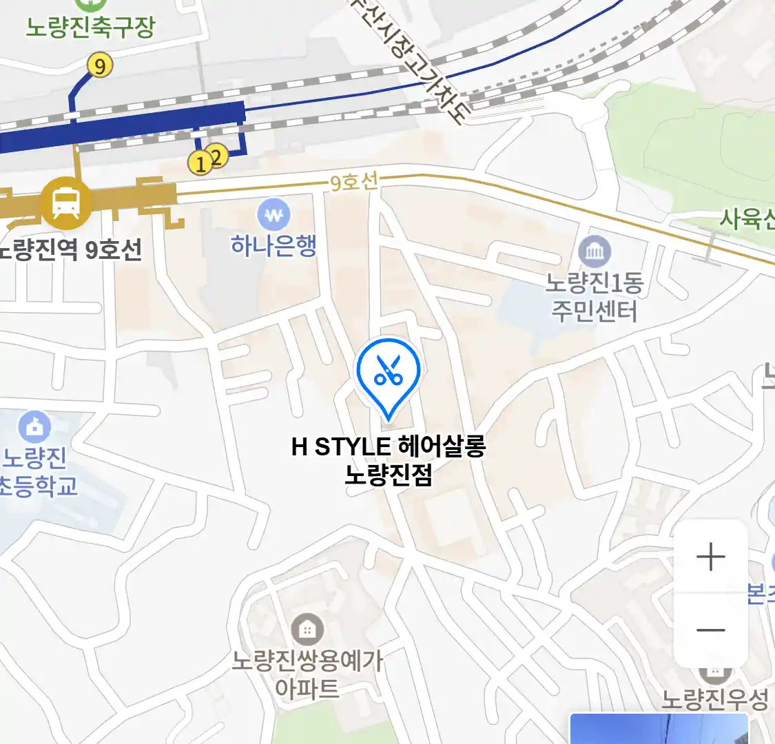 H STYLE 헤어살롱 노량진점 위치