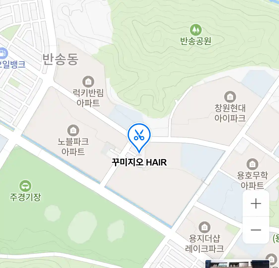꾸미지오 HAIR 지도