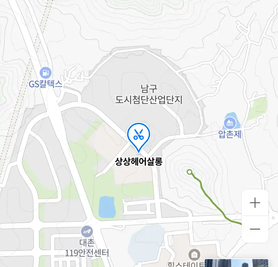 상상헤어살롱 위치