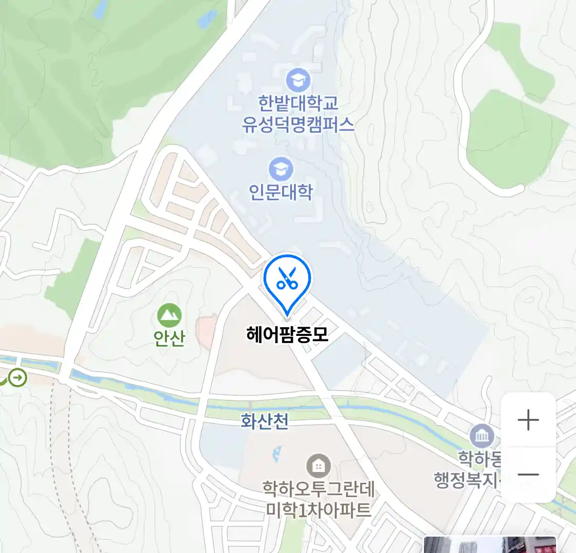 헤어팜증모 위치