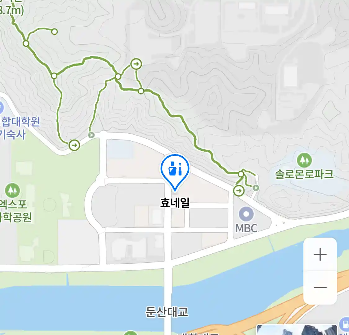 효네일 위치