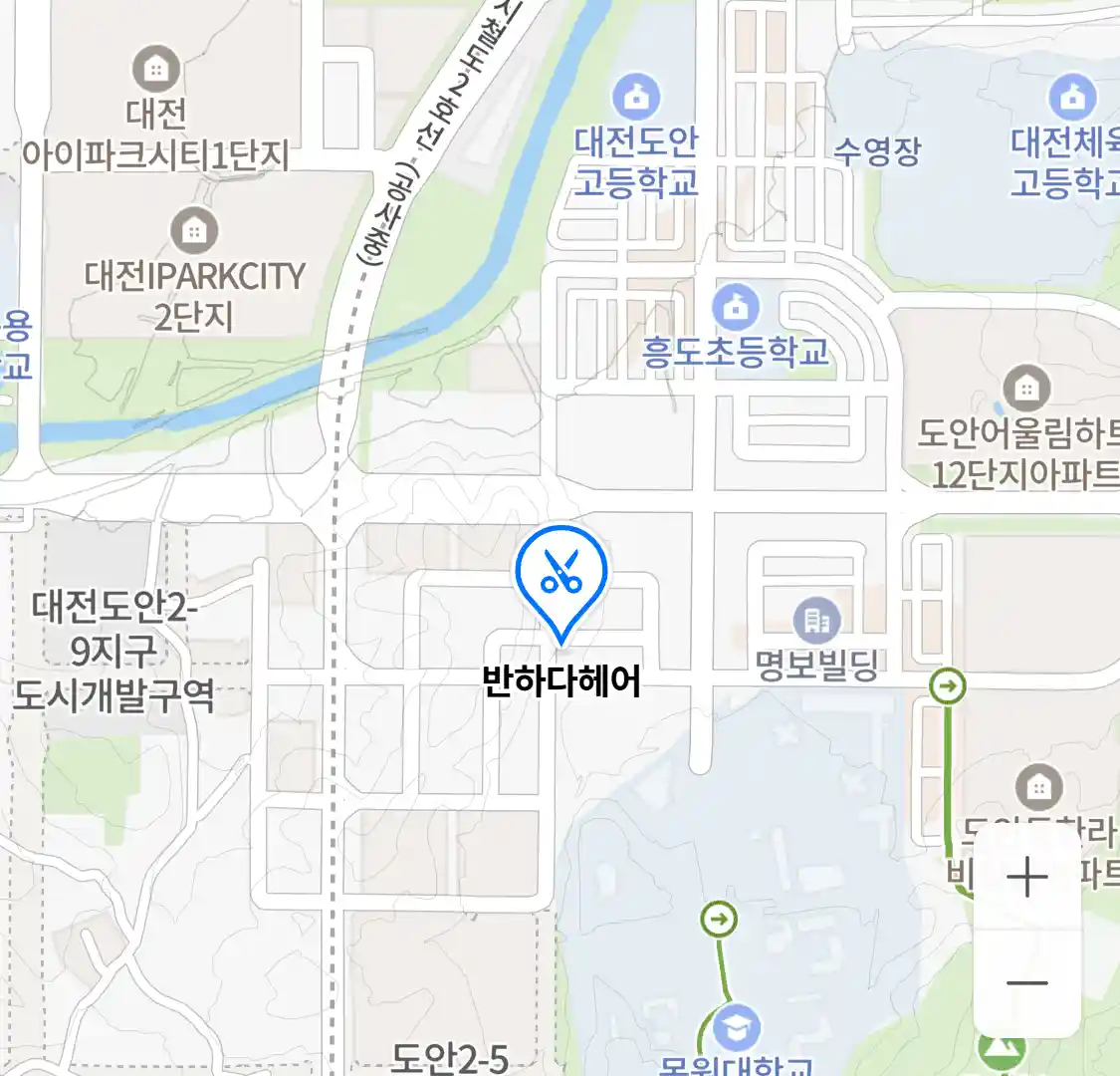 반하다헤어 위치