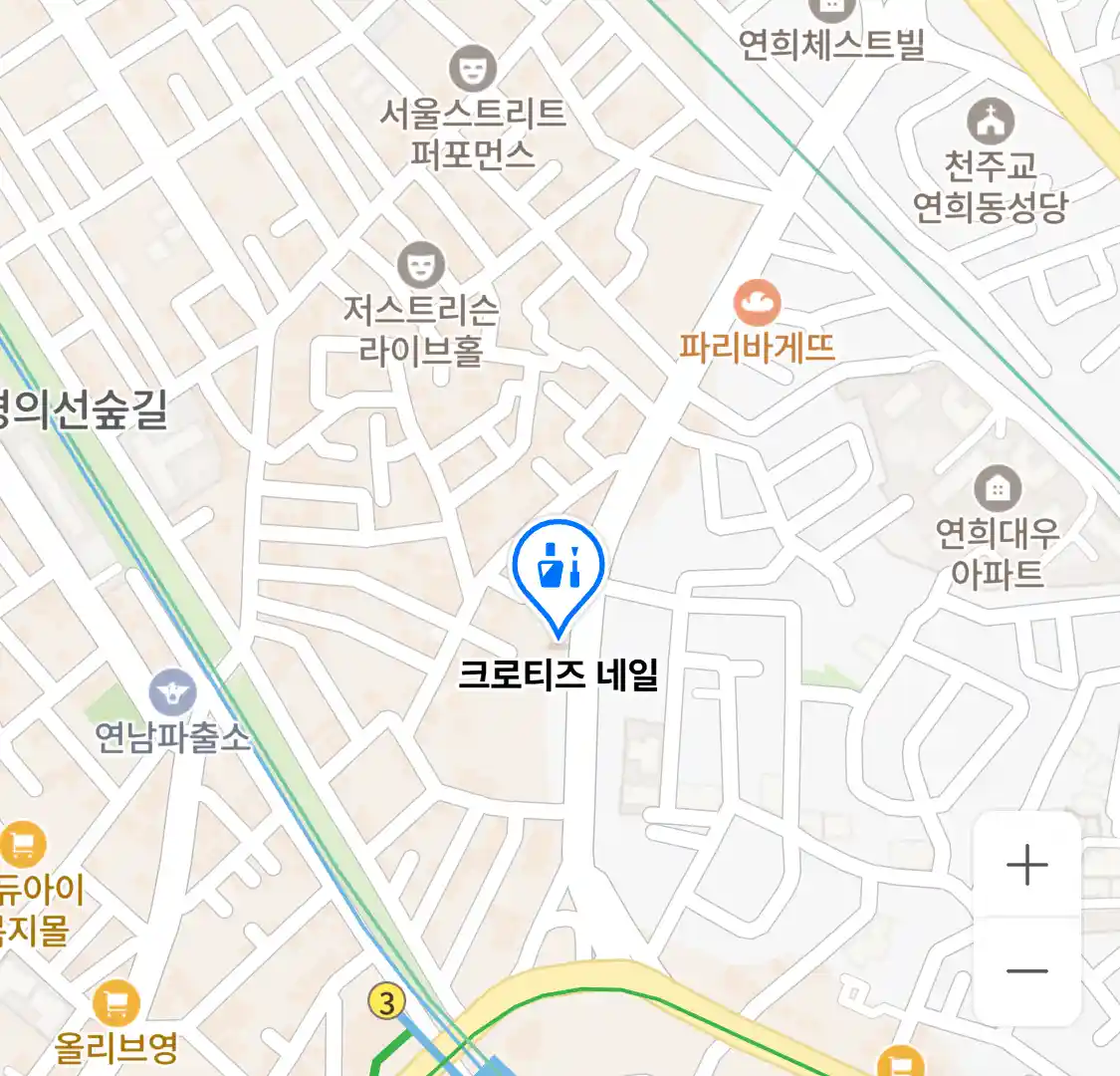 크로티즈 네일 위치