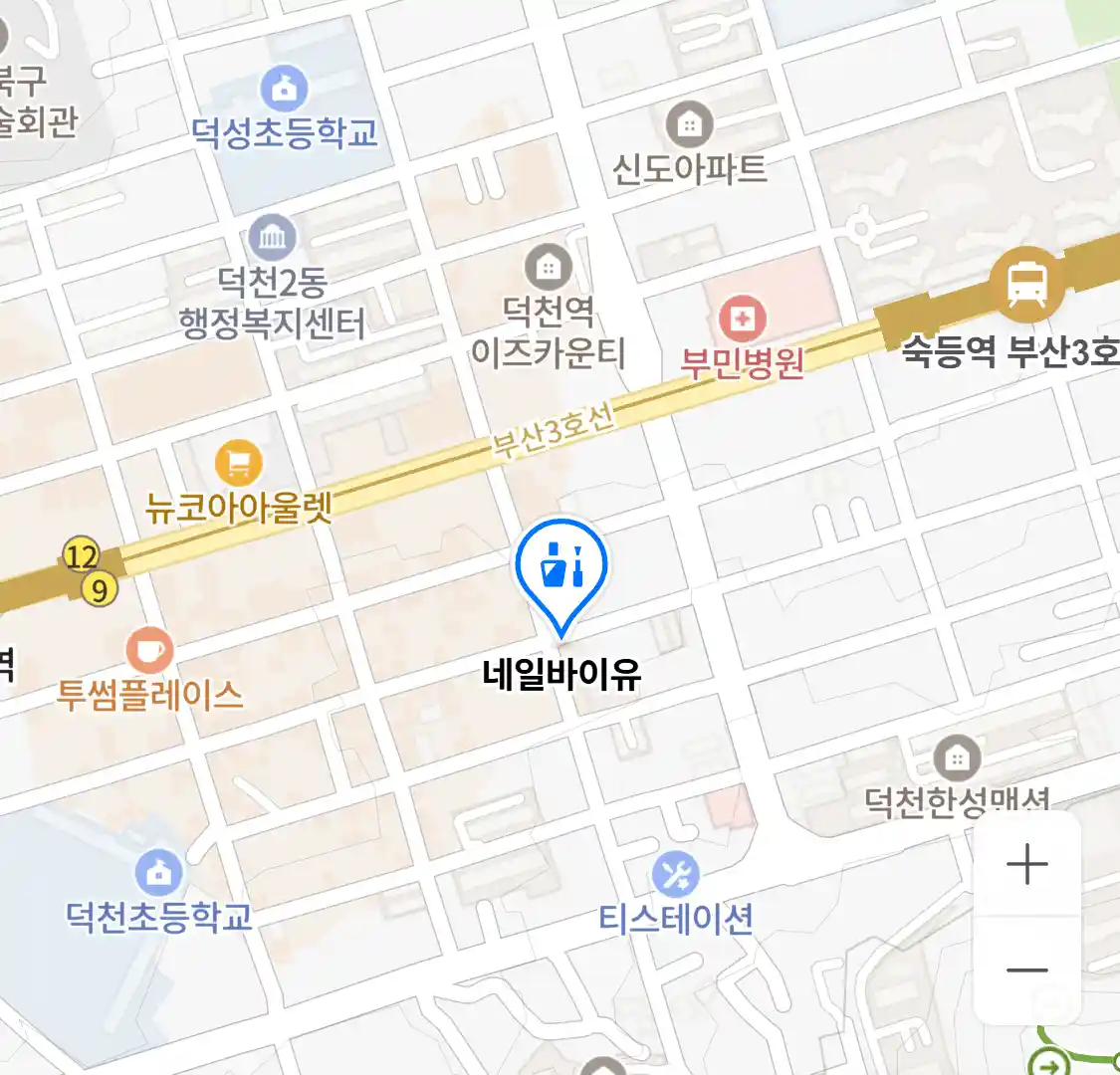 네일바이유 위치