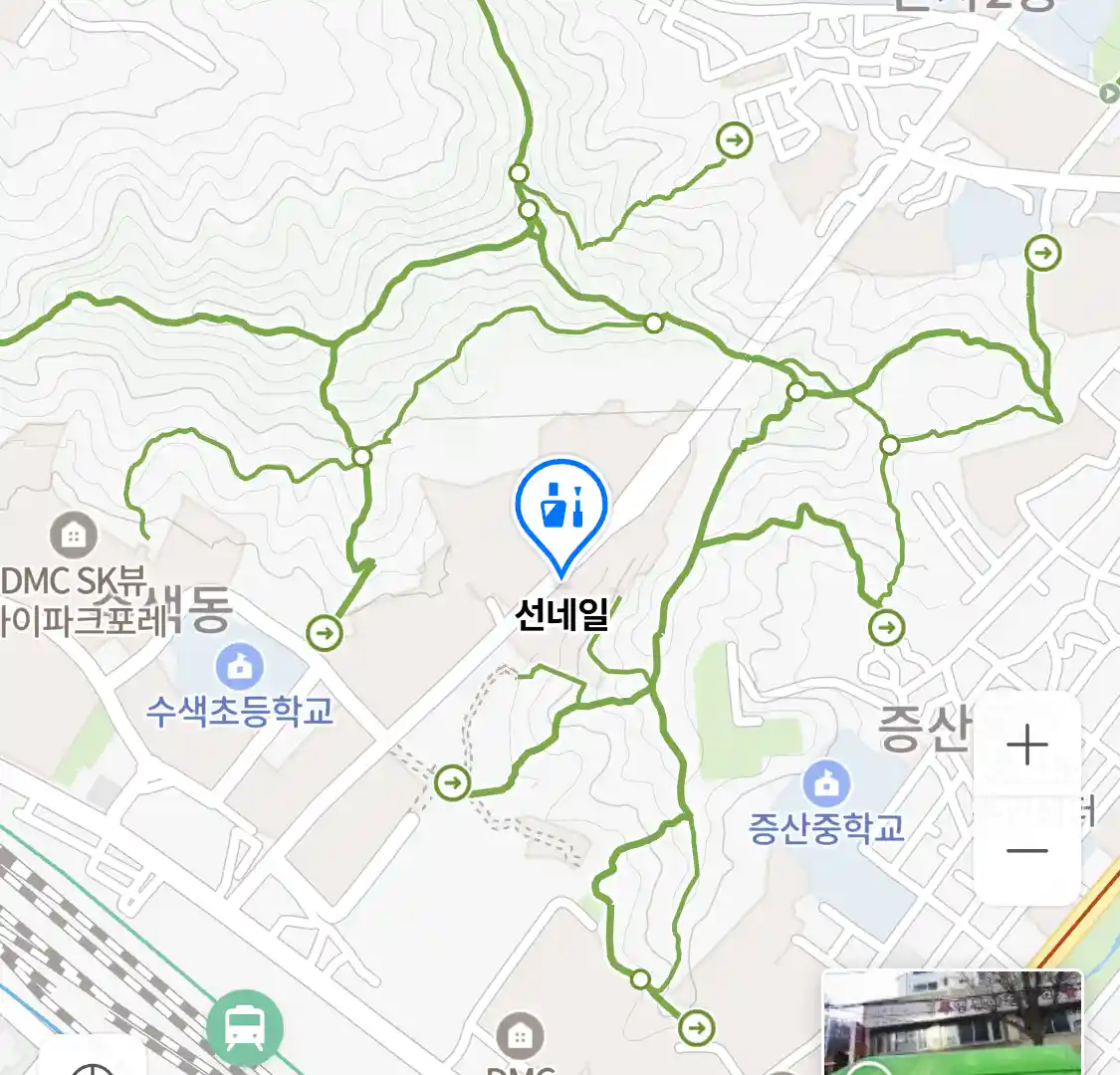 선네일 위치