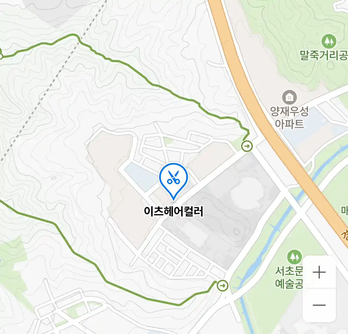 이츠헤어컬러 위치