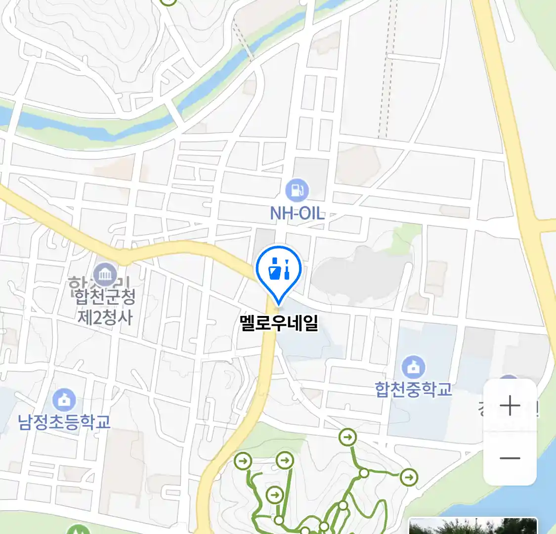 멜로우네일 위치