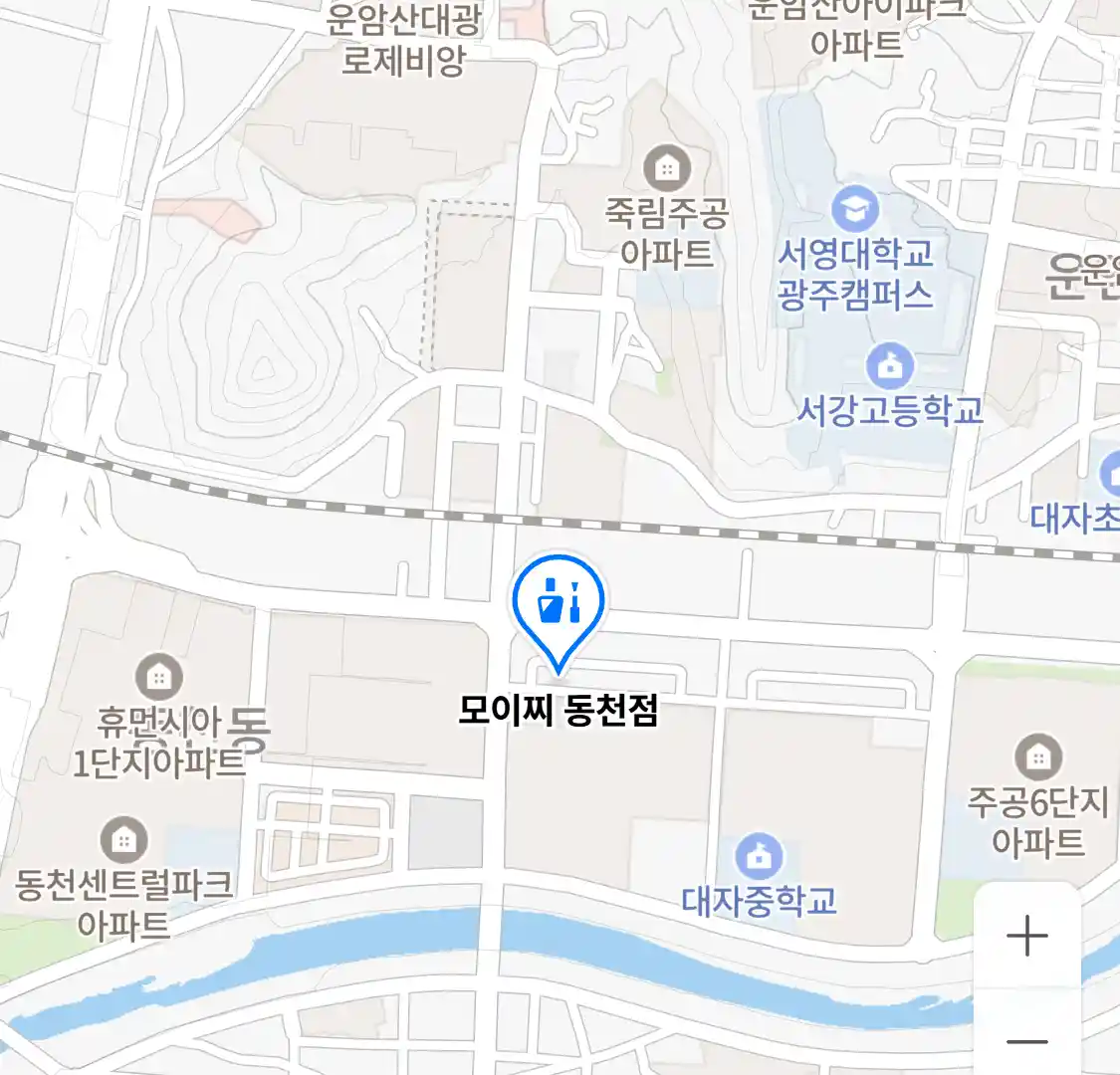 모이찌 동천점 위치