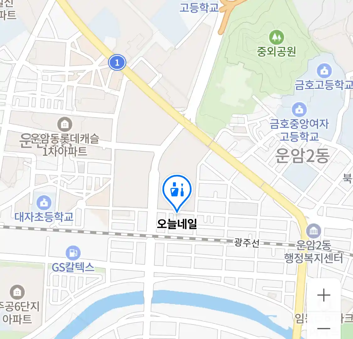 오늘네일 위치