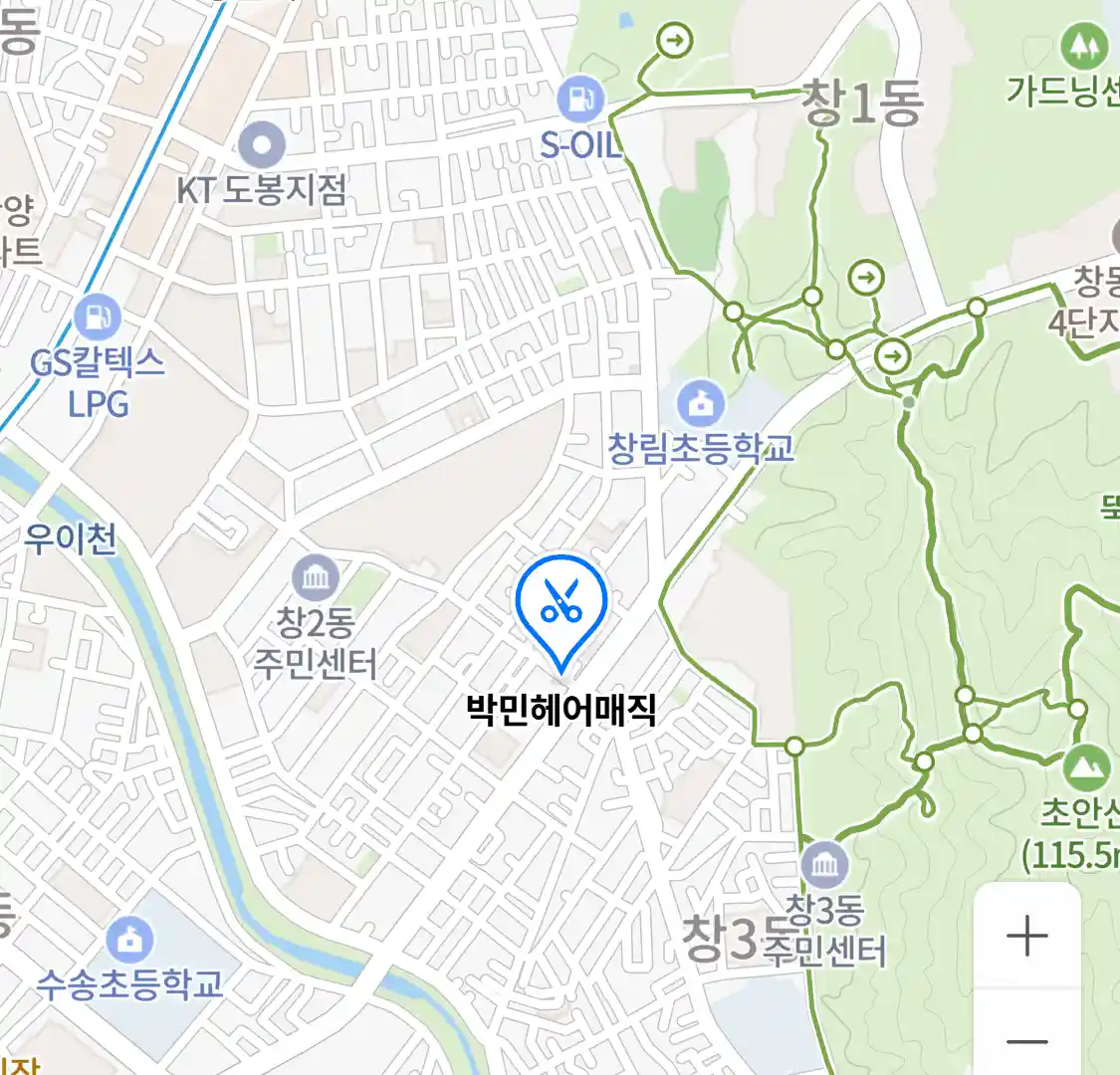 박민헤어매직 위치