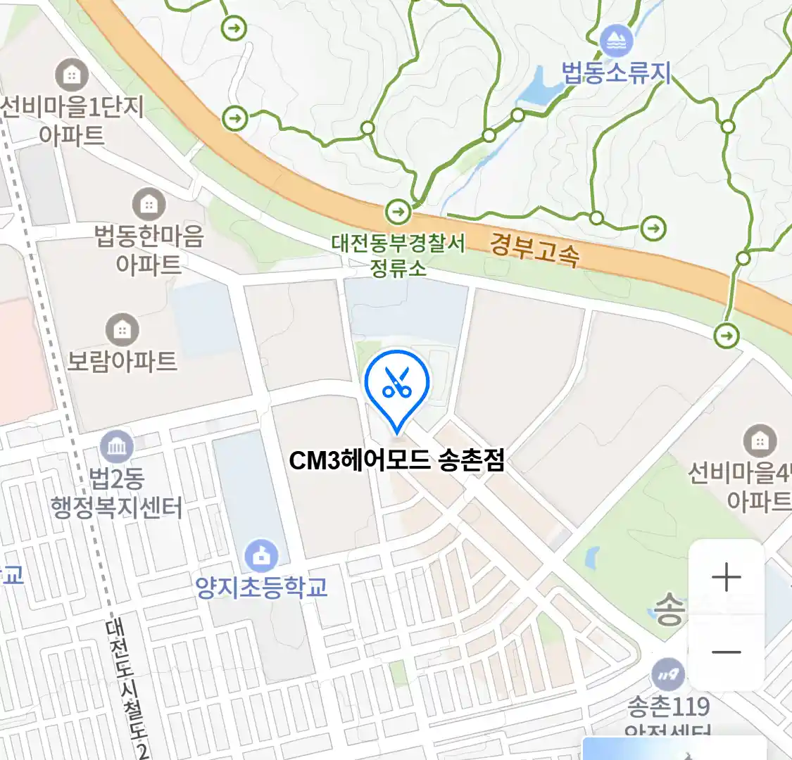 CM3헤어모드 송촌점 위치