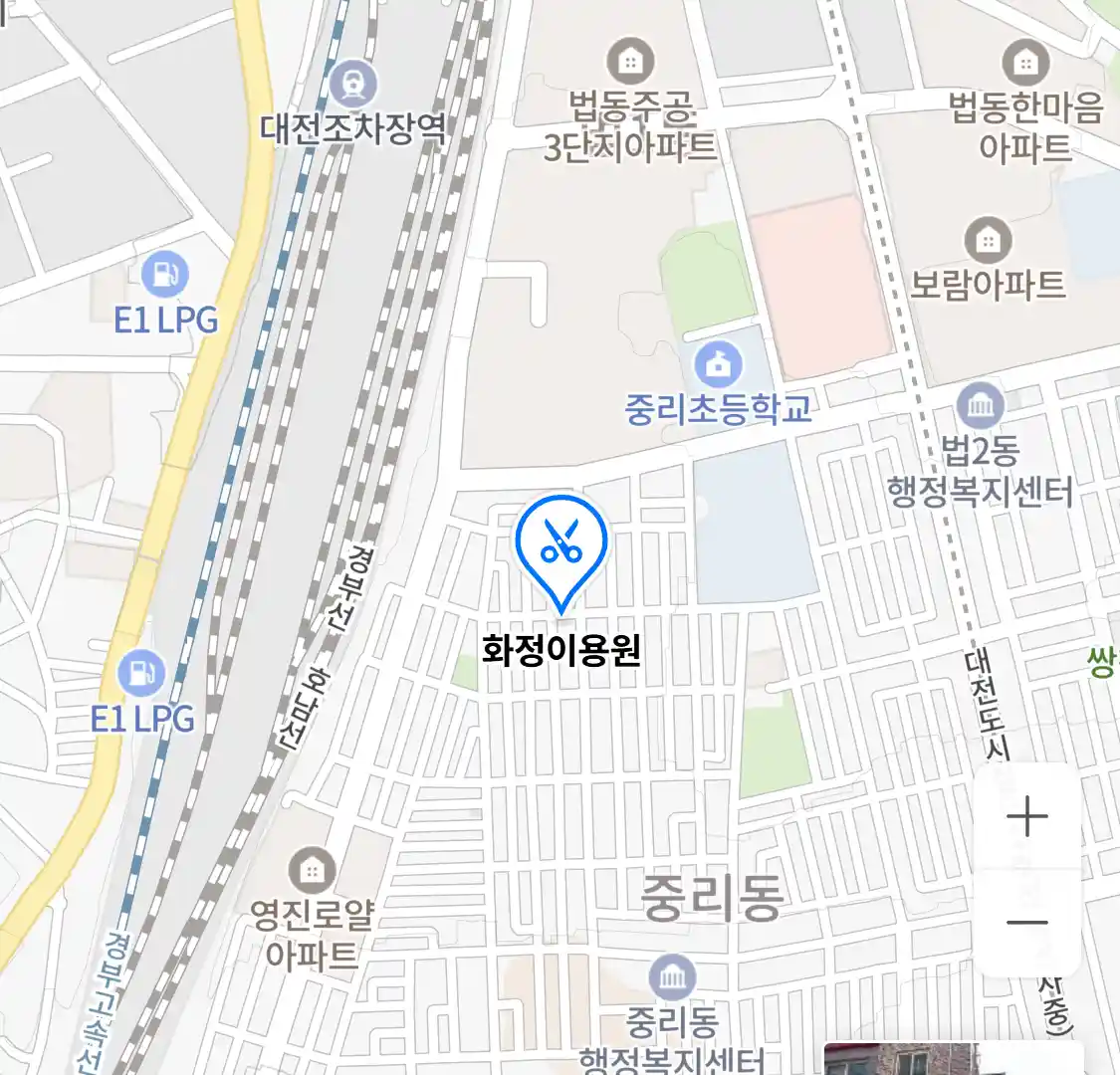 화정이용원 위치