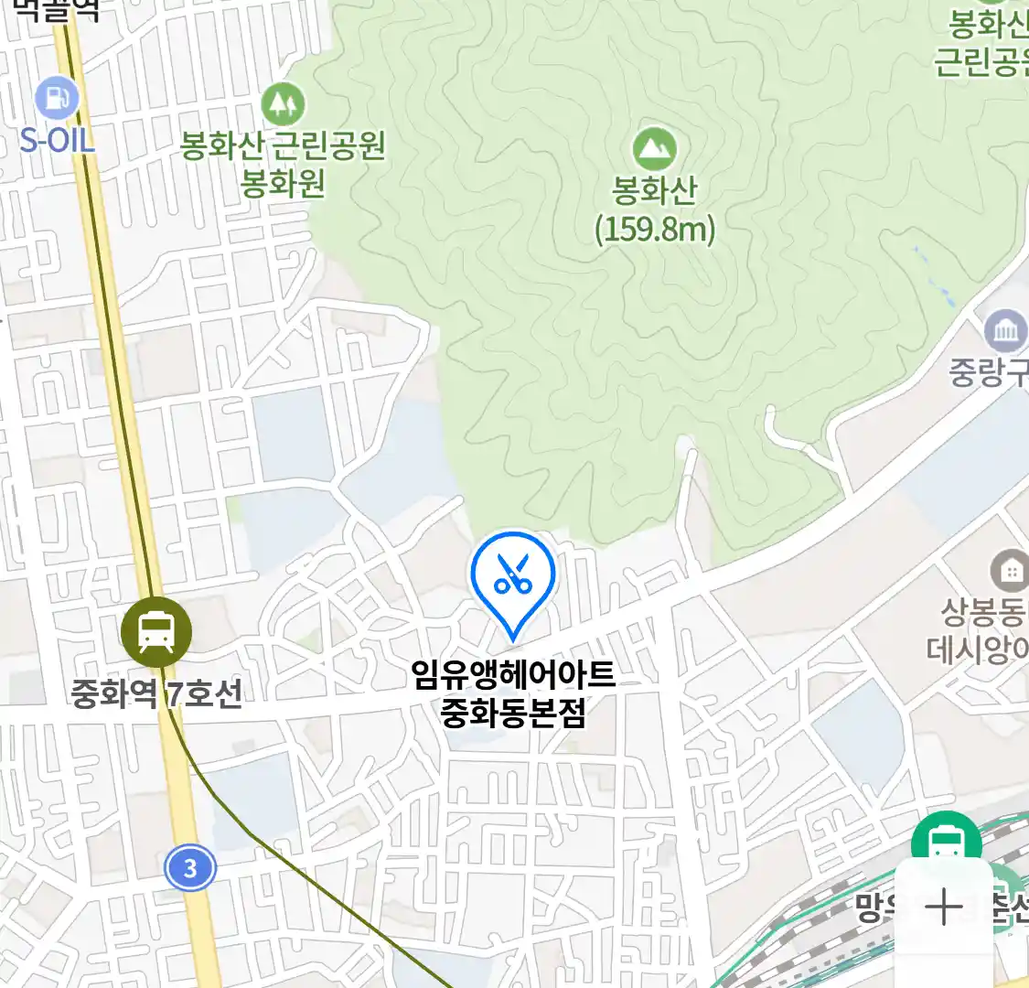 임유앵헤어아트 중화동본점 위치