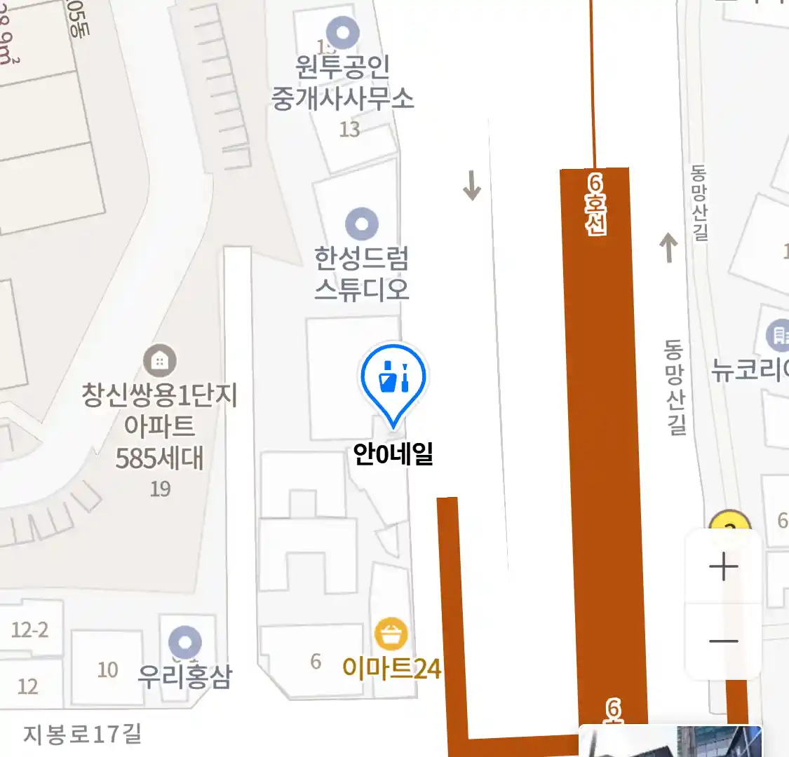 안0네일 위치
