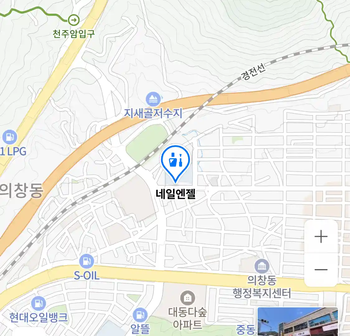 네일엔젤 위치 지도