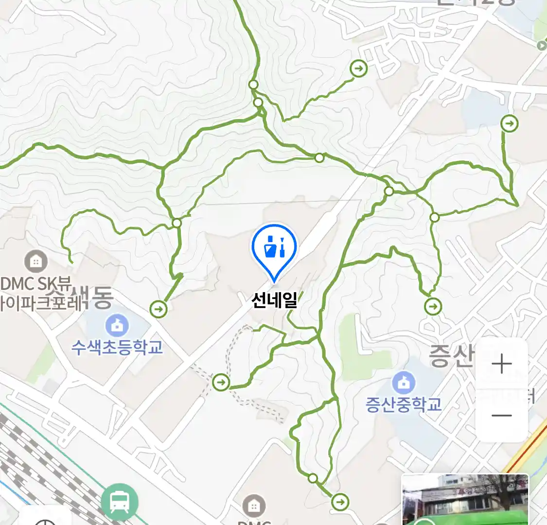선네일 위치