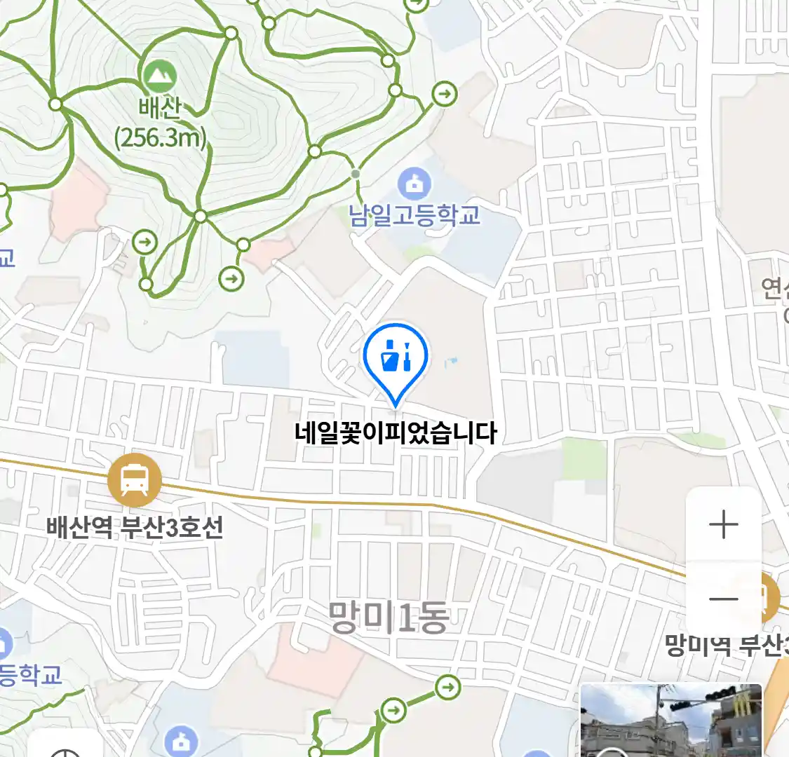 네일꽃이피었습니다 위치