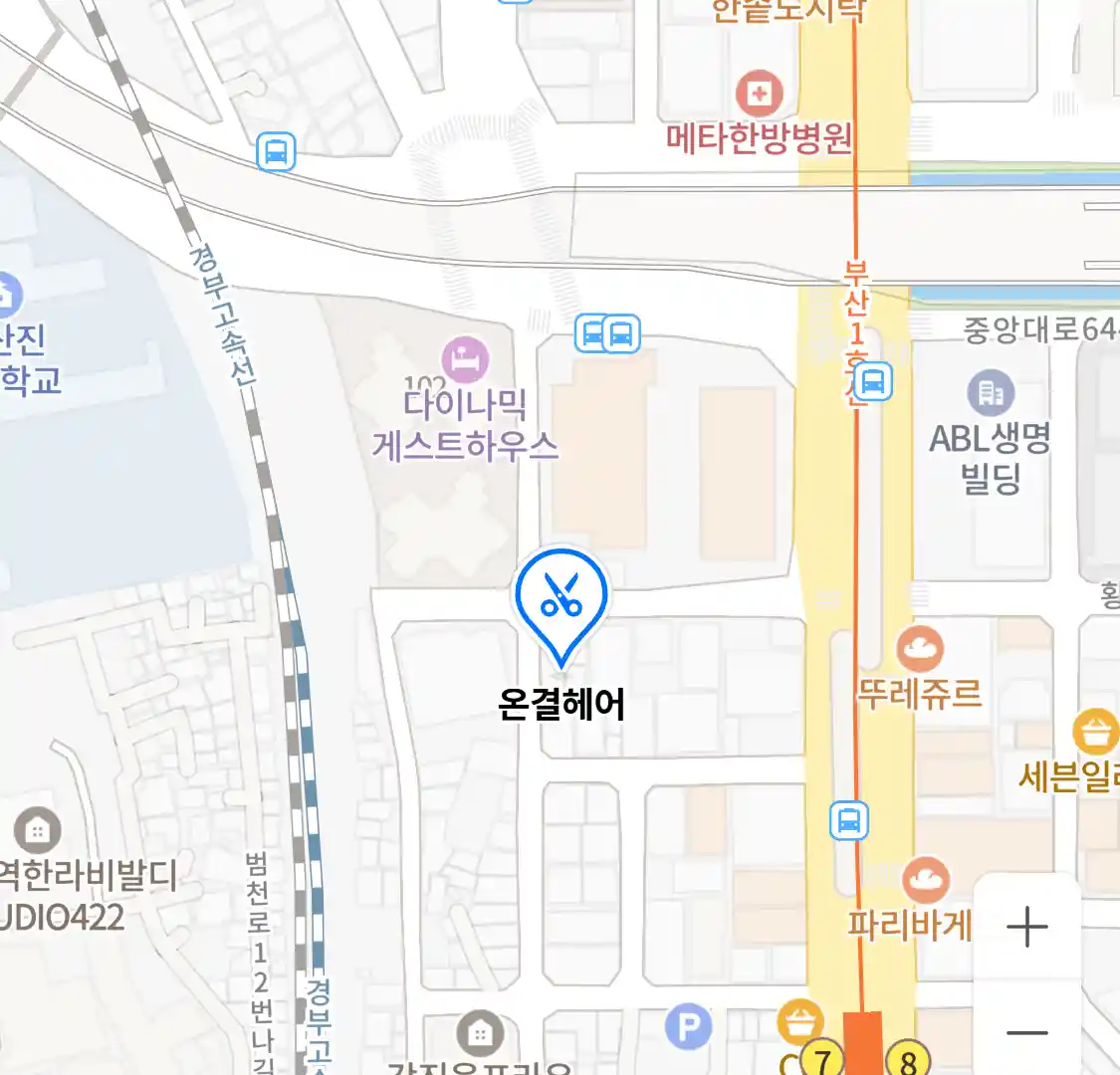 온결헤어 위치