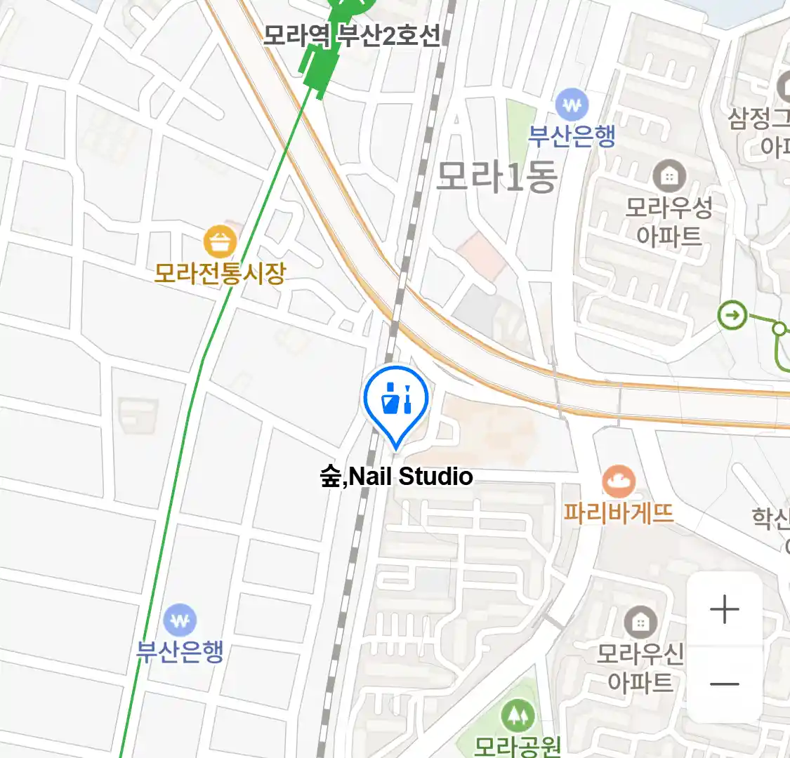 숲,Nail Studio 위치