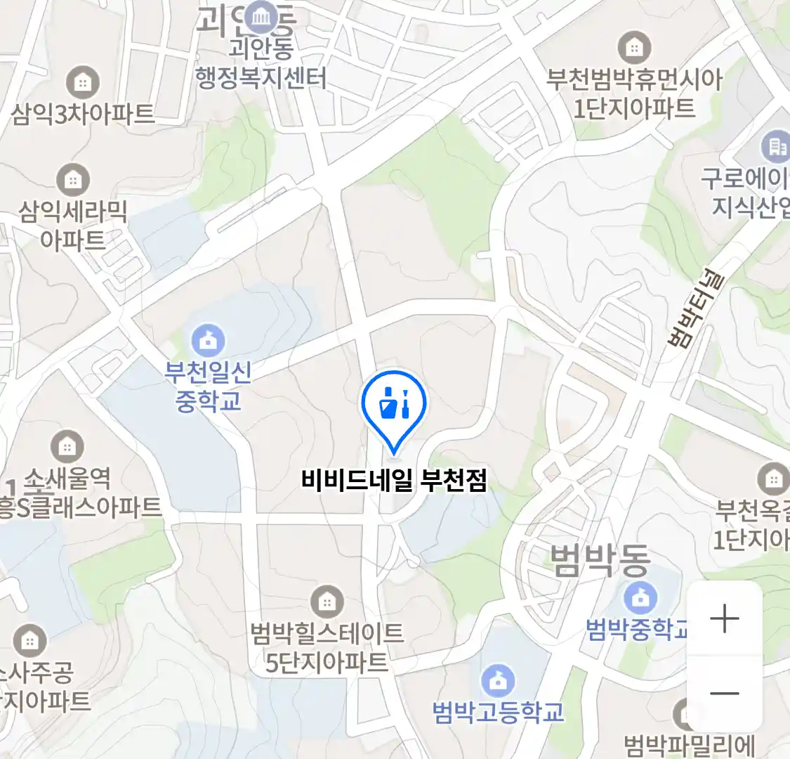비비드네일 부천점 위치