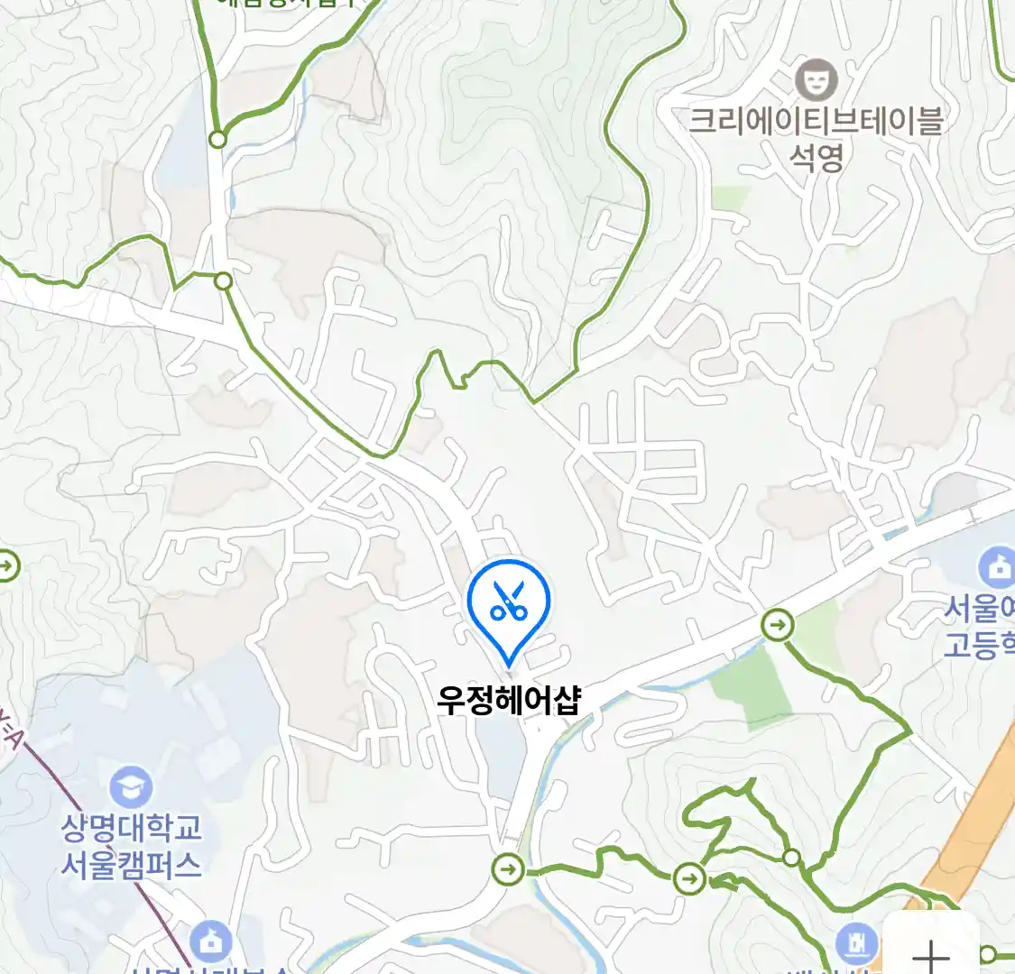 우정헤어샵 위치