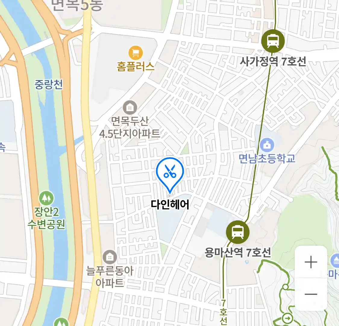 다인헤어 위치