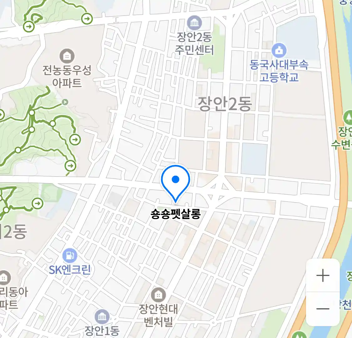 숑숑펫살롱 위치