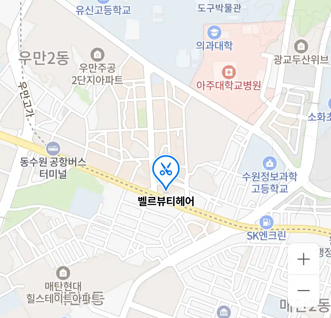 벨르뷰티헤어 위치