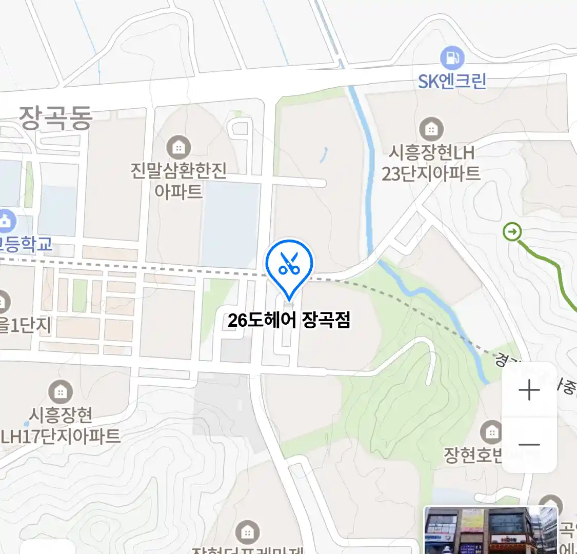 26도헤어 장곡점 위치