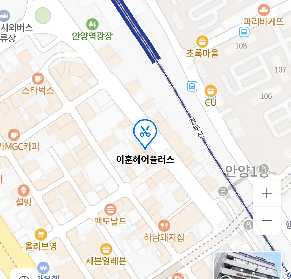 이훈헤어플러스 지도