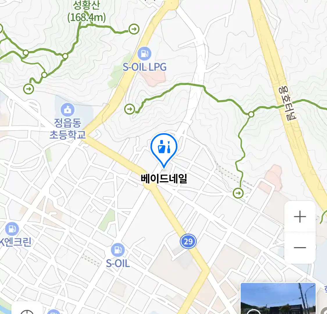 베이드네일 위치
