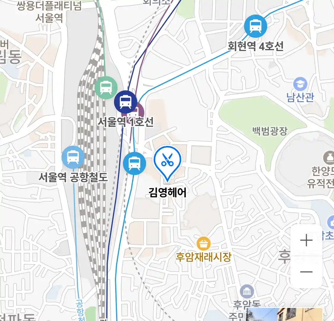 김영헤어 위치