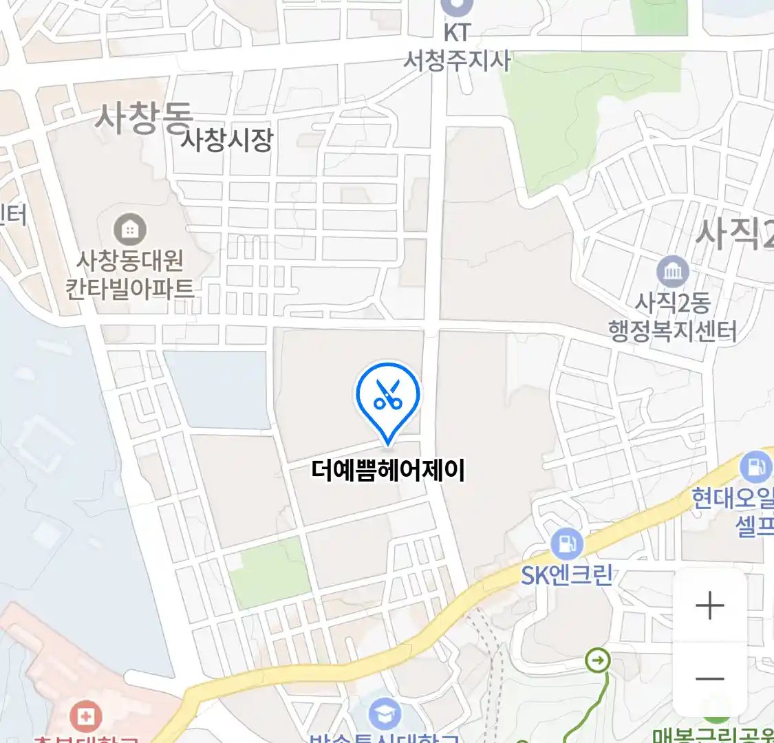 더예쁨헤어제이 위치