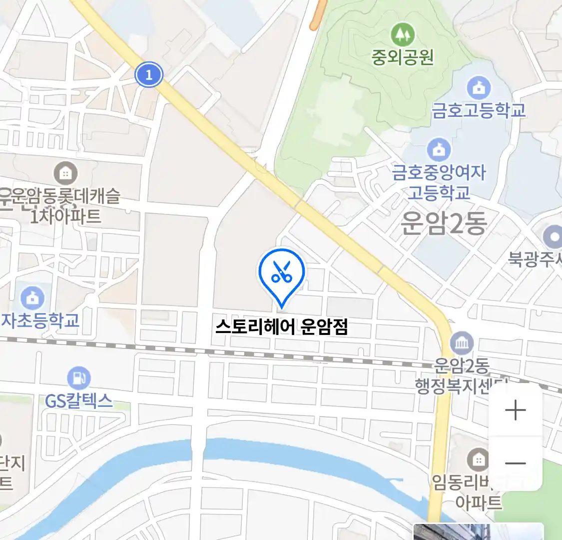 스토리헤어 운암점 위치