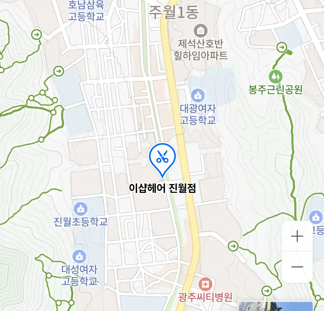 이샵헤어 진월점 위치